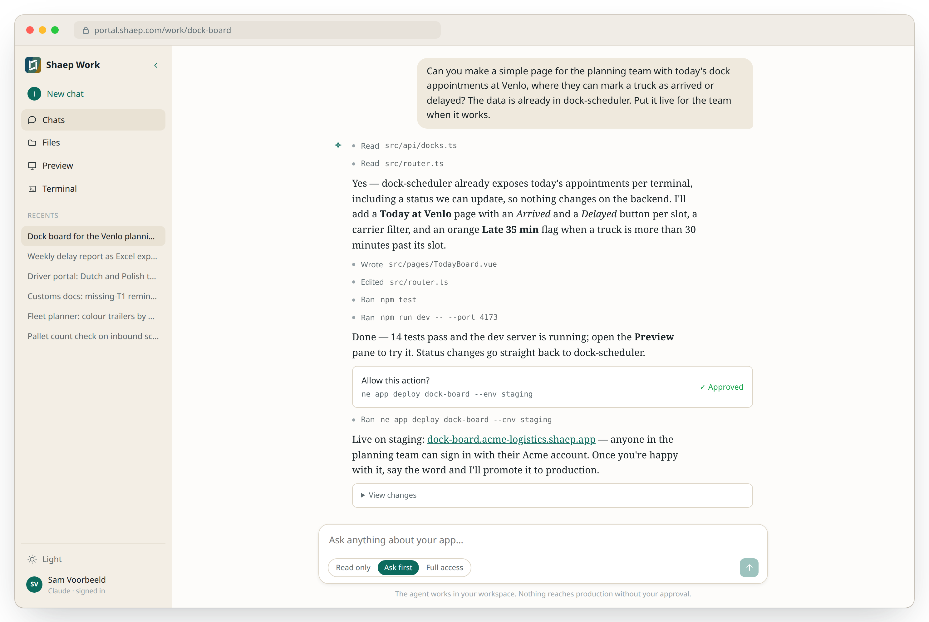 Prototypes that become the product